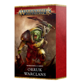 Orruk Warclans warscroll cards (warhammer nieuw)