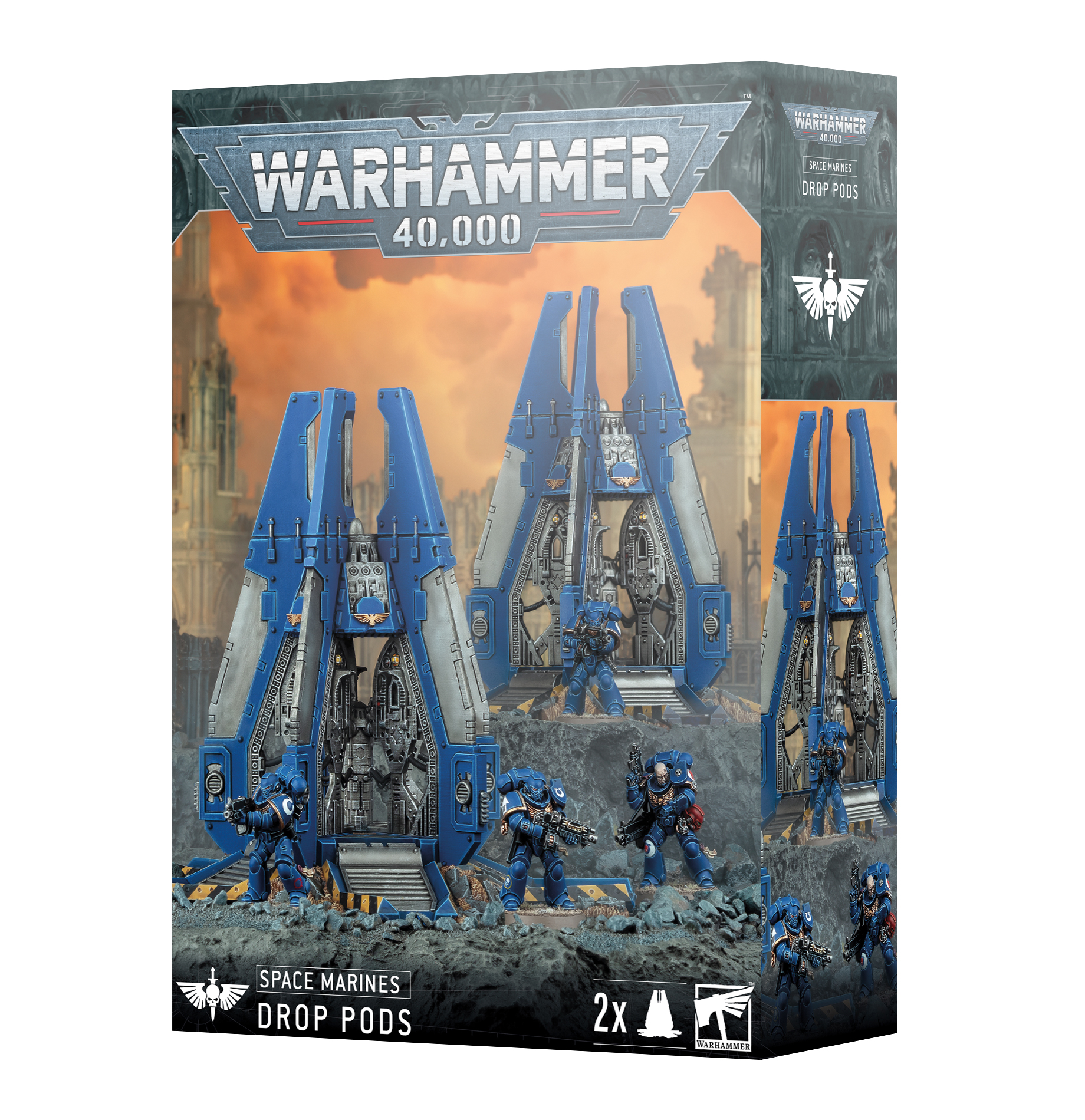 Space Marines Drop Pods 2025 editie (Warhammer Nieuw)