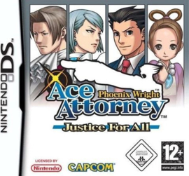 Ace Attorney Phoenix Wright Justice for all Spaans-Italiaans (Nintendo DS tweedehands game)