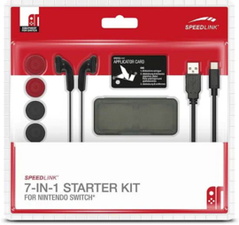 Speedlink 7-IN-1 Starter Kit - Zwart - Switch (Nintendo Switch Nieuw)