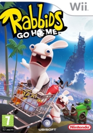 Rabbids Go Home zonder boekje en slechte cover  (Nintendo Wii tweedehands game)