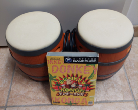 Donkey Konga Japanse versie met bonga controller (Nintendo Gamecube tweedehands)
