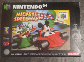 Mickey Speedway USA (Nintendo 64 tweedehands game)