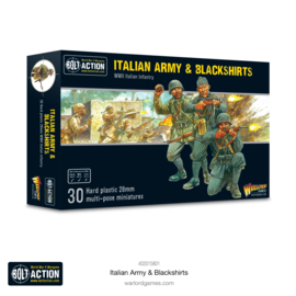 Italian army and blackshirts (Bolt action nieuw)