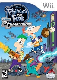 Phineas and Ferb across the 2nd Dimension zonder boekje (Nintendo wii tweedehands game)