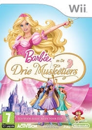 Barbie en de drie musketiers (Nintendo wii tweedehands game)