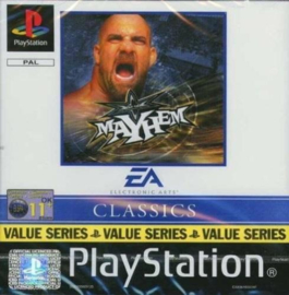 WCW Mayhem Classics zonder boekje (PS1 tweedehands game)