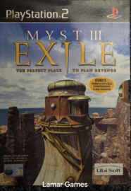 Myst III Exile met strategy guide (ps2 tweedehands game)