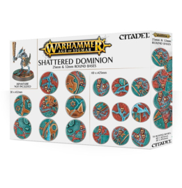 Shattered Dominion 25mm and 32mm round bases (Warhammer nieuw)