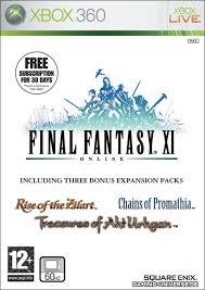 Final Fantasy XI online met 3 expansion packs zonder boekje (xbox 360 tweedehands game)