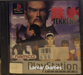 Tekken 2 platinum  (PS1 tweedehands game)