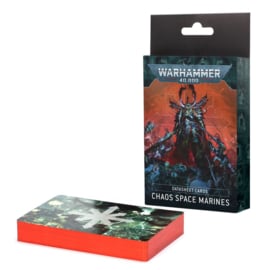 Chaos Space Marines Datasheet cards (Warhammer 40.000 nieuw)