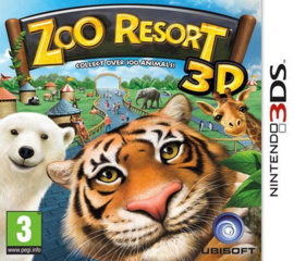 Zoo resort 3D zonder boekje (Nintendo 3DS tweedehands game)