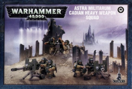 Astra Militarum Cadian Heavy Weapon Squad oude boxart 2 (Warhammer Nieuw)