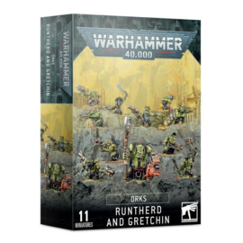 Warhammer 40,000 Orks Runtherd and  Gretchin  (Warhammer nieuw)