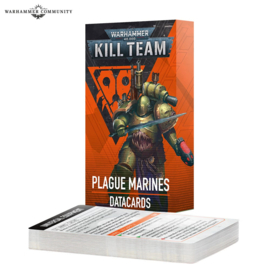 Kill Team Plague marines datacards (Warhammer nieuw)