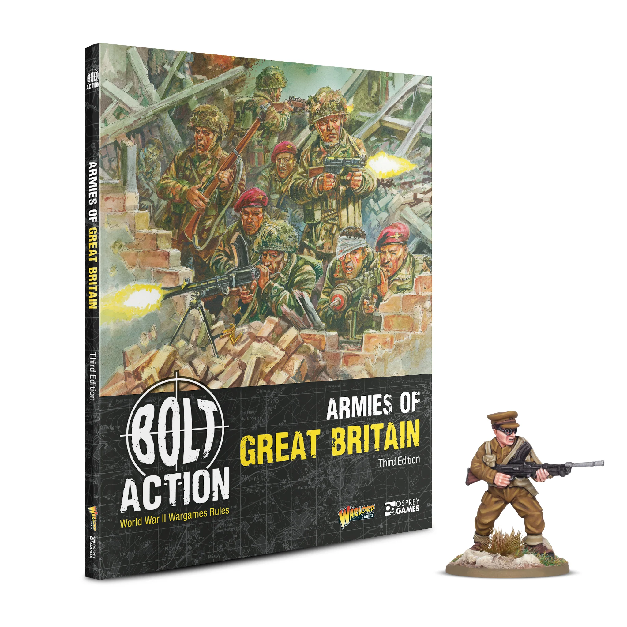 Armies of Great Britain met special bonus miniature (Bolt action nieuw)
