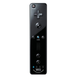 Motion plus controller zwart (Nintendo tweedehands accessoire)