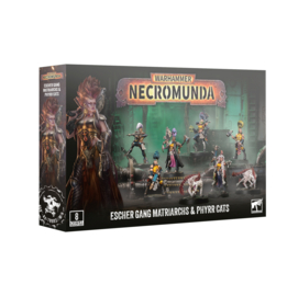 Necromunda Escher Gang Matriachs and Phyrr Cats (warhammer nieuw)