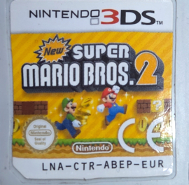 New Super Mario Bros 2 losse cardtridge (nintendo 3DS used game)