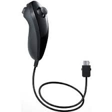 Nunchuk Zwart (Nintendo Wii used Accessoire)