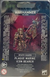 Death Guard Plague Marine Icon Bearer (Warhammer 40.000 nieuw)