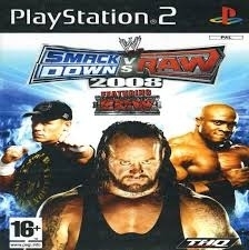 Smackdown vs Raw 2008 zonder boekje (ps2 used game)