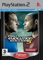 Pro Evolution Soccer 5 platinum (ps2 used game)