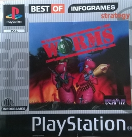 Worms zonder boekje game only (PS1 tweedehands game)