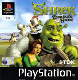 Shrek Treasure Hunt zonder cover (PS1 tweedehands game)