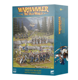 High Elf Realms Battle March Army (warhammer nieuw)