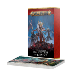 Daughters of Khaine warscroll cards (Warhammer nieuw)