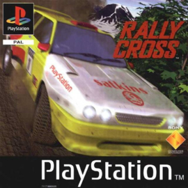 Rally Cross zonder boekje doosje kapot (PS1 tweedehands game)