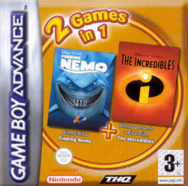 Disney's Finding Nemo + The Incredibles  (Losse Cassette) (Gameboy Advance tweedehands game)