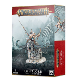 Ogor Mawtribes Frostlord on Stonehoorn (Warhammer nieuw)