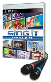 Disney Sing It Family Hits met 2 mics in doos (ps3 nieuw)