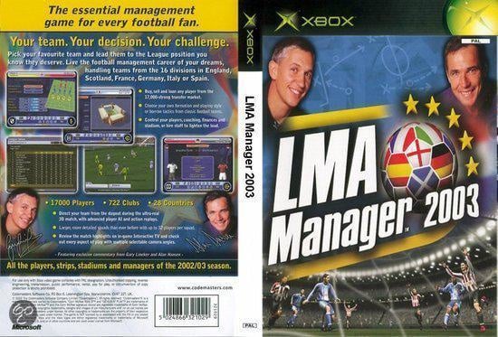 lma manager 2003 ps2