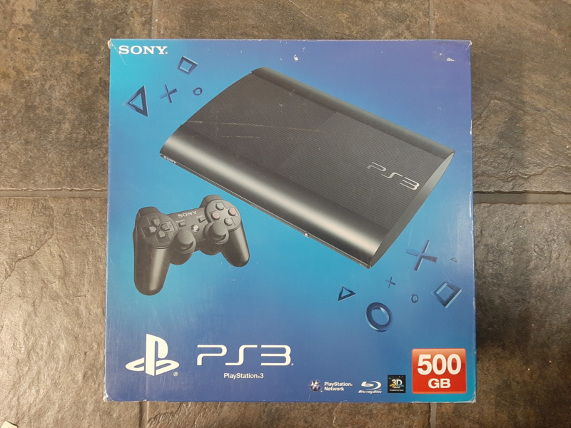 PS3 Superslim 500 gb controller in doos (ps3 tweedehands) | Playstation 3 | Lamar
