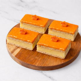 Tompouce per 4 zonder slagroom