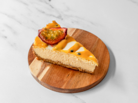 Passievrucht cheesecake punt