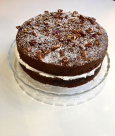 Banaan-pecan-kokos cake (groot)