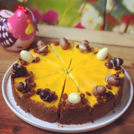 Cheesecake witte chocolade, boerenjongens en advokaat 12 punten