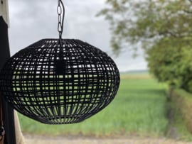Black bamboe hanglamp