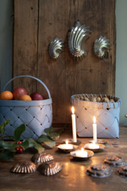 Spaandermand, lichtblauw, antiek