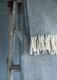 Wollen plaid Herringbone | gerecyclede wol | Klippan