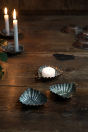 Bakvormpje hart, koper, antiek