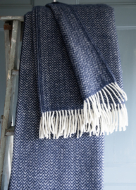 Wollen plaid Chevron Denim | Klippan