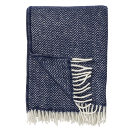 Wollen plaid Chevron Denim | Klippan