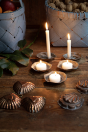 Bakvormpje hart, koper, antiek