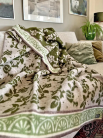 Wollen deken Jugend grön